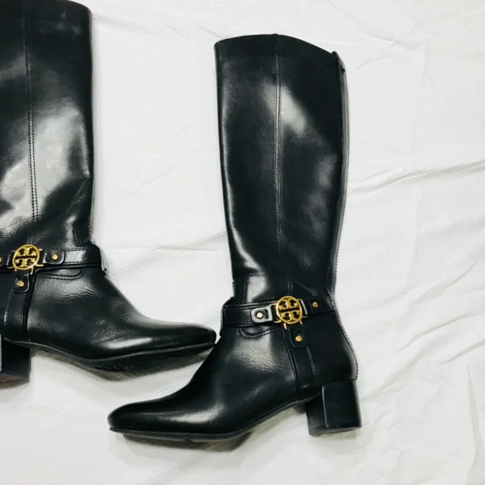 Tory Burch leather‎ heel boots